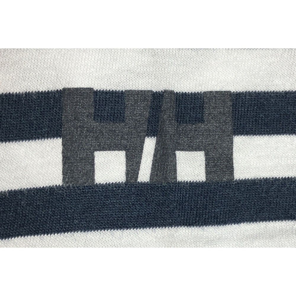 HELLY HANSEN FJORD POLO Shirt Navy Blue Stripe Men's Size Small NEW Regular Fit - Picture 8 of 9